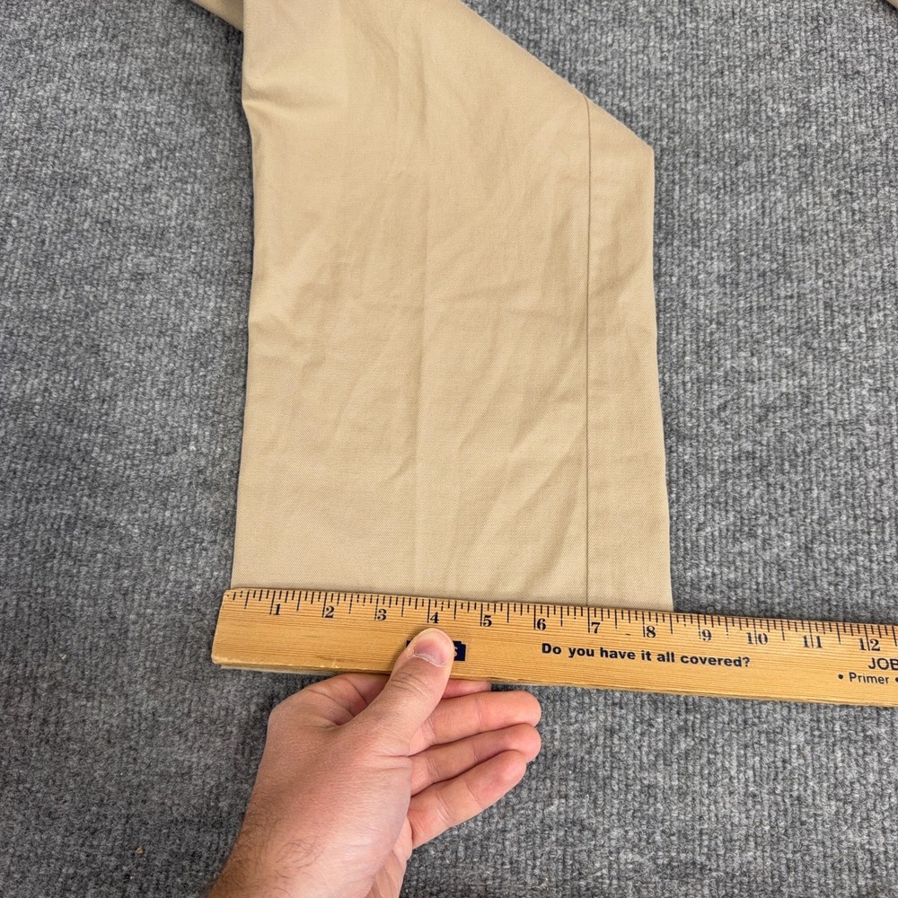 Peter Millar Pants Men 40x36 Khaki Tan Soft Touch Twill Chino Pima Cotton NEW - Picture 6 of 12